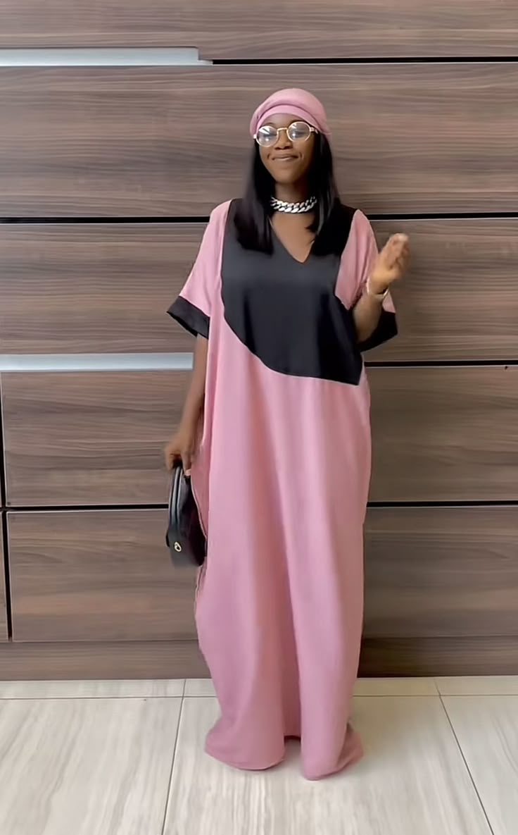 Rose Boubou Kaftan